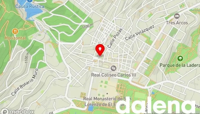 mapa de Aceitunas Millán Guadaño Tienda de delicatessen en San Lorenzo de El Escorial