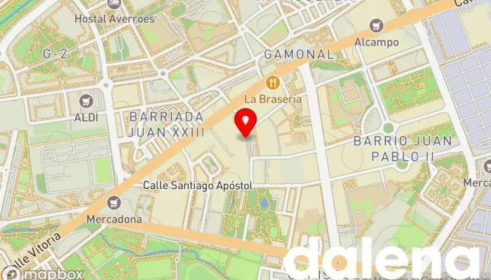 mapa de Aceitunera Jiennense Tienda de alimentación en Burgos