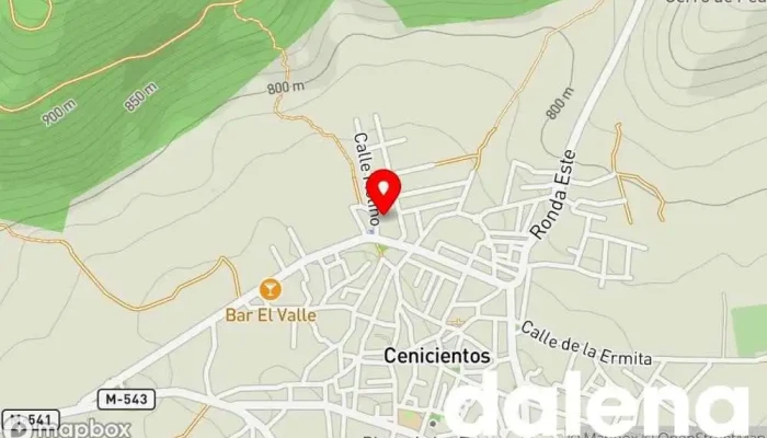 mapa de Adrisa 2010 Sl Supermercado en Cenicientos