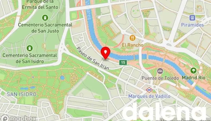 mapa de Ahorramas Supermercado, Comercio en Madrid
