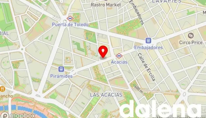 mapa de Ahorramas Supermercado, Comercio en Madrid