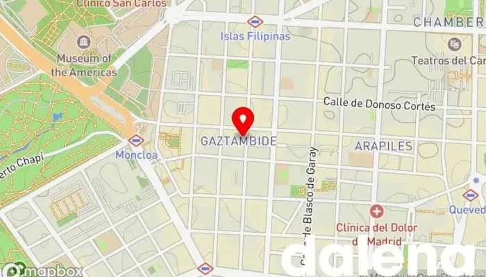 mapa de Ahorramas Supermercado, Comercio en Madrid
