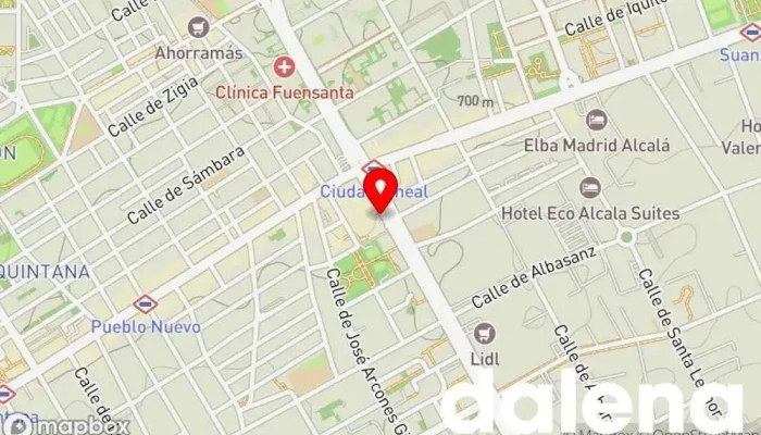 mapa de Ahorramas Supermercado, Comercio en Madrid