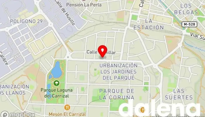 mapa de Ahorramas Supermercado, Comercio en Collado Villalba