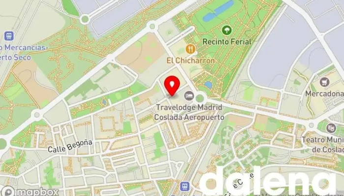 mapa de Ahorramas Supermercado, Comercio en Coslada