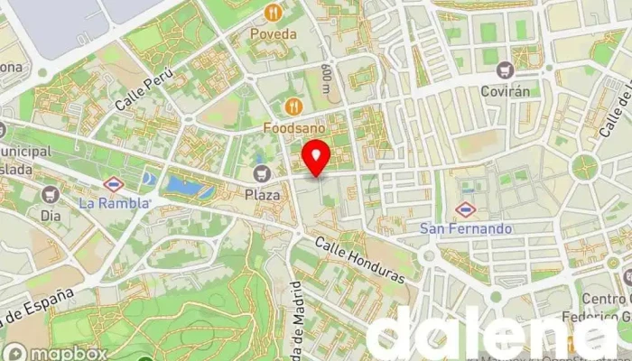 mapa de Ahorramas Supermercado en Coslada