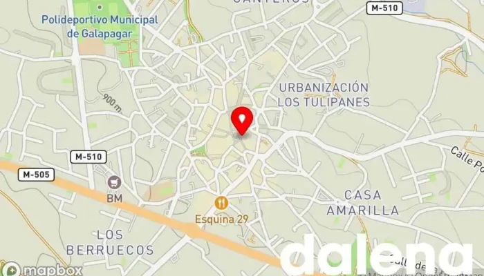 mapa de Ahorramas Supermercado, Comercio en Galapagar