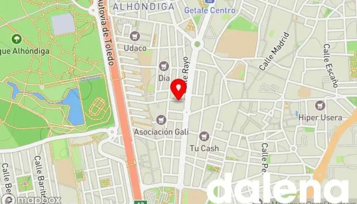 mapa de Ahorramas Supermercado, Comercio en Getafe