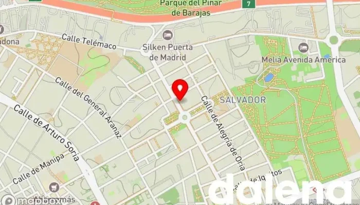 mapa de Ahorramas Supermercado en Madrid