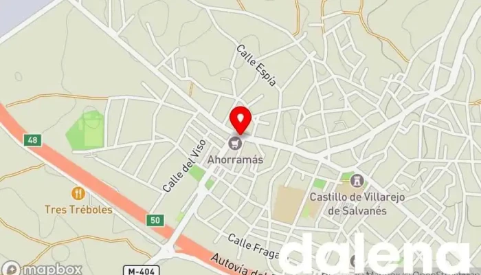 mapa de Ahorramas Supermercado, Comercio en Villarejo de Salvanés
