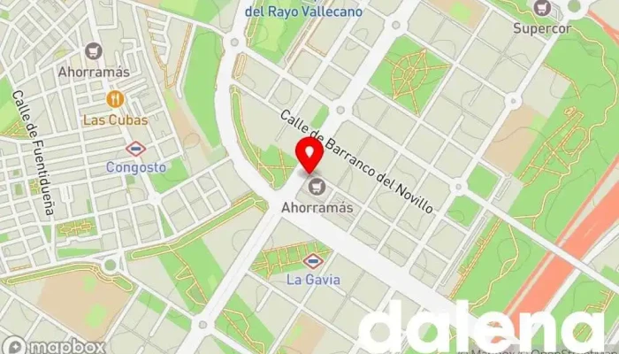 mapa de Ahorramas Supermercado, Comercio en Madrid