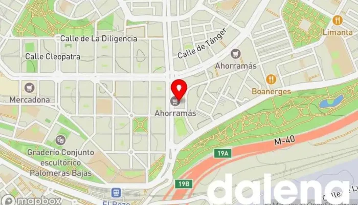 mapa de Ahorramas Supermercado, Comercio en Madrid