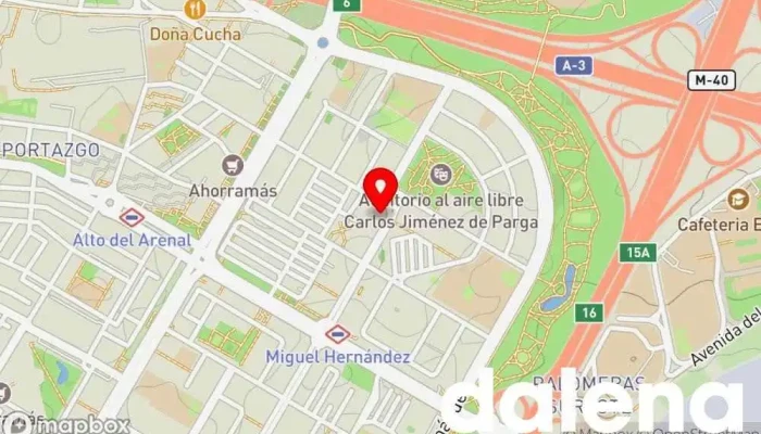 mapa de Ahorramas Supermercado, Comercio en Madrid