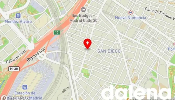 mapa de Ahorramas Supermercado, Comercio en Madrid