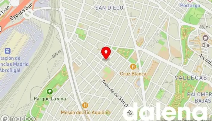 mapa de Ahorramas Supermercado, Comercio en Madrid