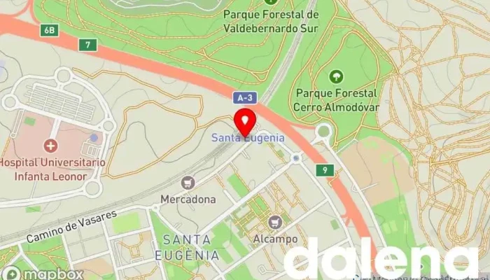 mapa de Ahorramas Supermercado en Madrid