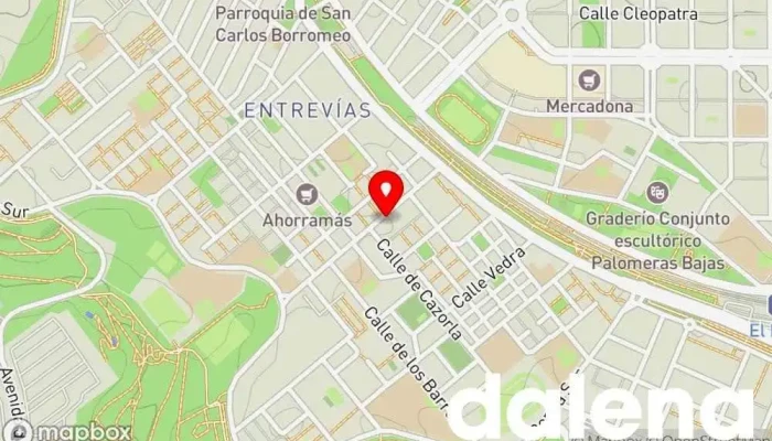 mapa de Ahorramas Supermercado, Comercio en Madrid