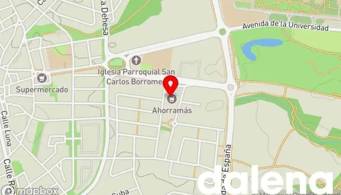 mapa de Ahorramas Supermercado, Comercio en Villanueva de la Cañada