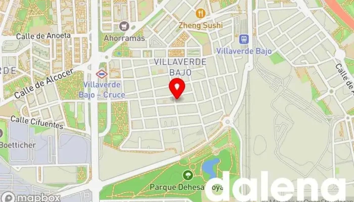 mapa de Ahorramas Supermercado, Comercio en Madrid