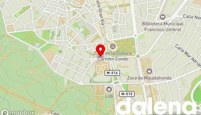 mapa de Ahorramas Supermercado, Comercio en Majadahonda