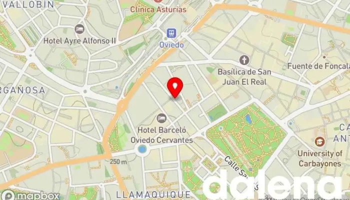 mapa de AI MAKATO Supermercado asiático en Oviedo