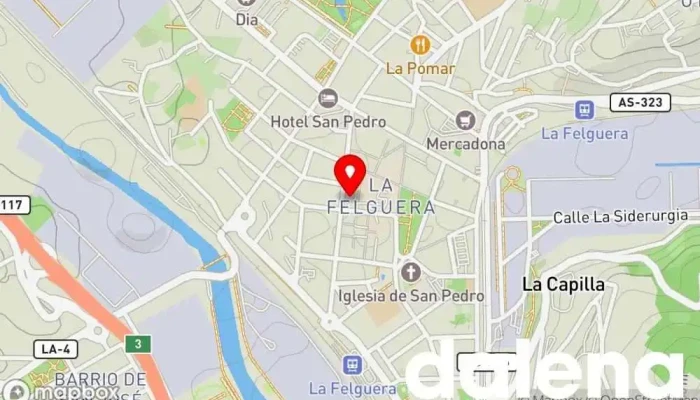 mapa de Aitor Vega Quesos Quesería, Tienda de alimentación, Tienda de productos lácteos, Tienda de delicatessen, Tienda de alimentos naturales, Tienda de alimentos orgánicos en Langreo