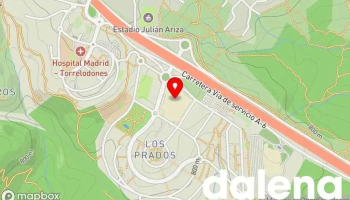 mapa de Alcampo Supermercado, Tienda de artículos para bebés, Panadería, Carnicería, Tienda de cosméticos, Pescadería, Mercado de alimentos frescos, Frutería, Tienda de artículos para el hogar, Tienda de productos para mascotas en Torrelodones