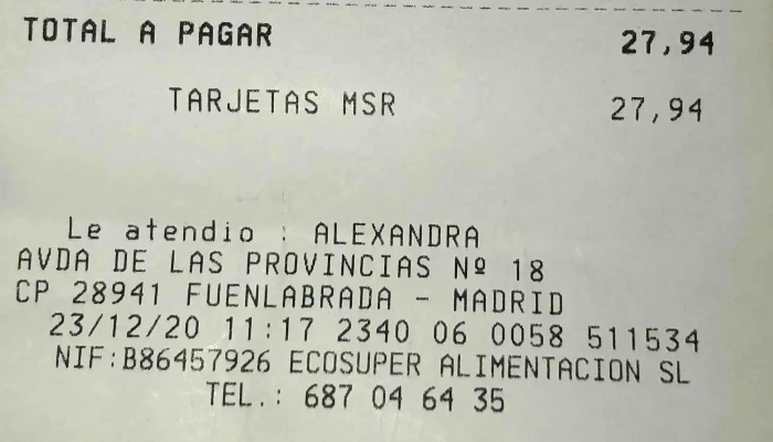 Alcampo Supermercado -  Direccion - Fuenlabrada