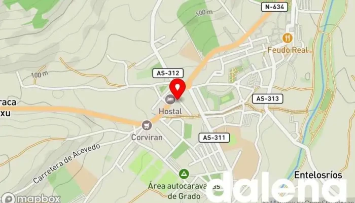 mapa de Alcampo Supermercado Supermercado, Tienda de artículos para bebés, Panadería, Carnicería, Tienda de cosméticos, Pescadería, Mercado de alimentos frescos, Frutería, Tienda de artículos para el hogar, Tienda de productos para mascotas en Grado