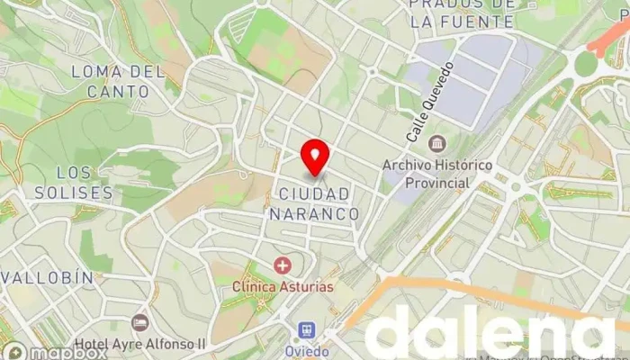 mapa de Alcampo Supermercado Supermercado, Tienda de artículos para bebés, Panadería, Carnicería, Tienda de cosméticos, Pescadería, Mercado de alimentos frescos, Frutería, Tienda de artículos para el hogar, Tienda de productos para mascotas en Oviedo