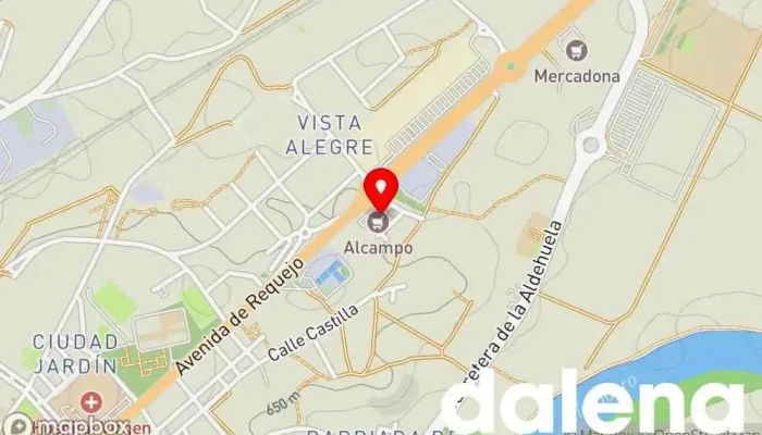 mapa de Alcampo Supermercado Supermercado, Tienda de artículos para bebés, Panadería, Carnicería, Tienda de cosméticos, Pescadería, Mercado de alimentos frescos, Frutería, Tienda de artículos para el hogar, Tienda de productos para mascotas en Zamora