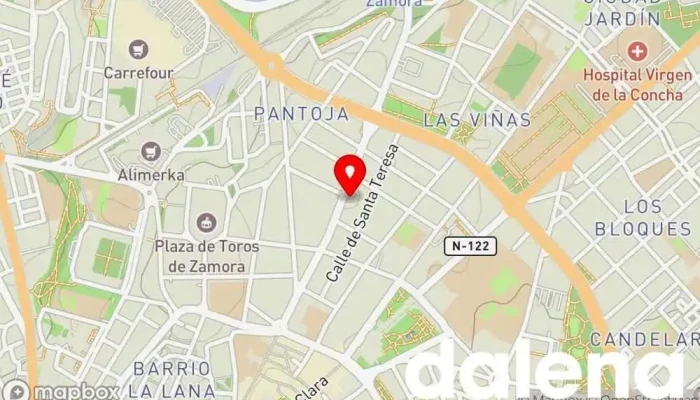 mapa de Alcampo Supermercado Supermercado, Tienda de artículos para bebés, Panadería, Carnicería, Tienda de cosméticos, Pescadería, Mercado de alimentos frescos, Frutería, Tienda de artículos para el hogar, Tienda de productos para mascotas en Zamora