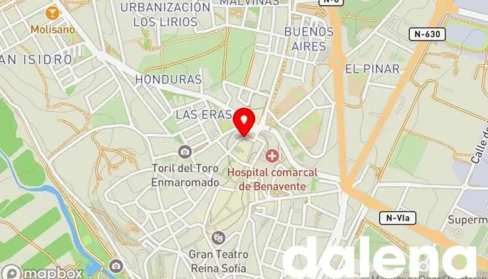 mapa de Alcampo Supermercado Supermercado en C. San Antón