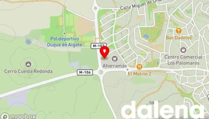 mapa de ALDI Supermercado de descuentos, Tienda general en Algete