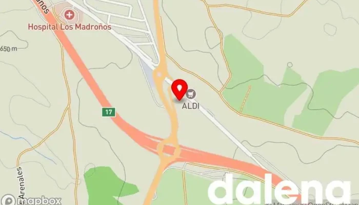 mapa de ALDI Supermercado de descuentos, Tienda general en Brunete