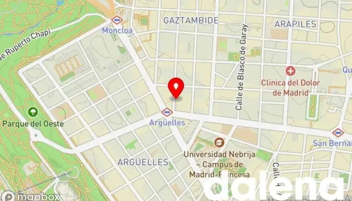 mapa de ALDI Supermercado de descuentos, Tienda general en Madrid