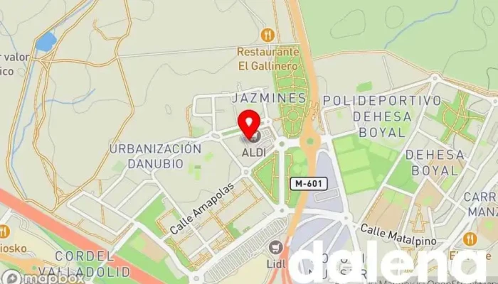 mapa de ALDI Supermercado de descuentos, Tienda general en Collado Villalba