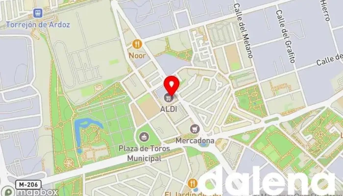 mapa de ALDI Supermercado de descuentos, Tienda general en Torrejón de Ardoz