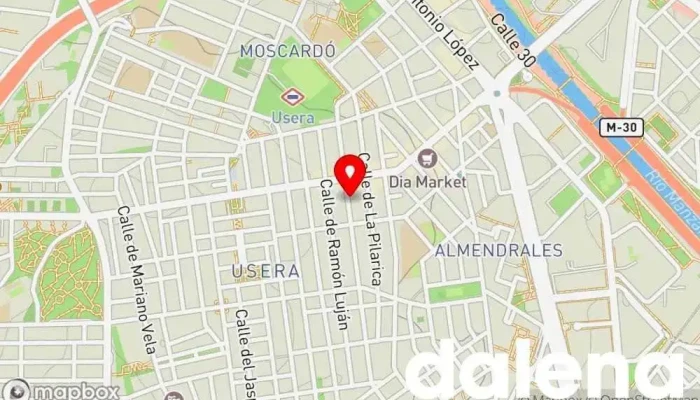 mapa de Alimentación 24 Horas Tienda de alimentación en Madrid