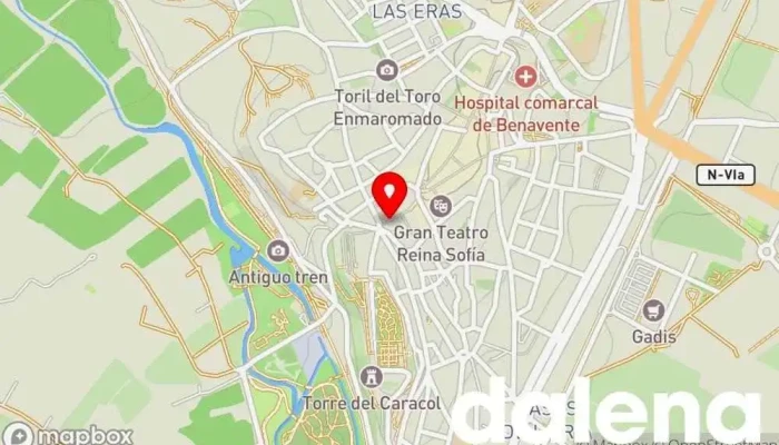 mapa de Alimentación Antonio Santiago Comercio en 4