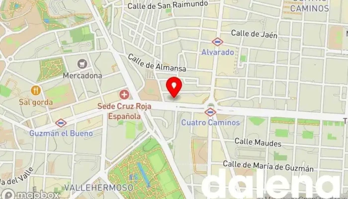 mapa de ALIMENTACION AUTOSERVICIO Supermercado en Madrid