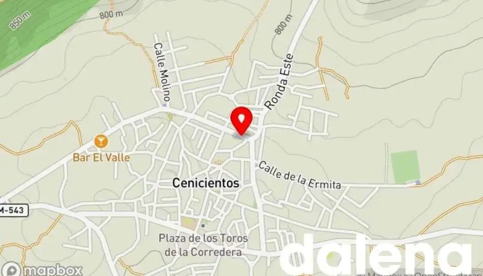 mapa de Alimentacion Bazar Supermercado chino en Cenicientos