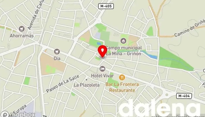 mapa de Alimentación & Bazar Supermercado chino en Griñón