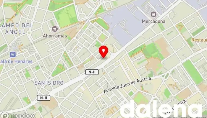 mapa de Alimentación Cordero Panadería, Pastelería, Frutería, Supermercado en Alcalá de Henares