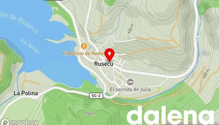 mapa de Alimentación El Río Tienda de alimentación, Carnicería, Frutería en Rioseco