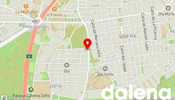 mapa de ALIMENTACIÓN FRUTOS SECOS Supermercado chino en Madrid