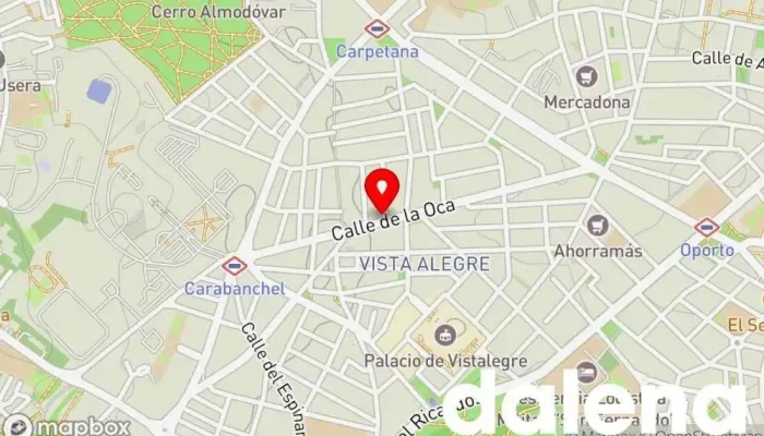 mapa de Alimentación Latina España oca 78 Tienda de alimentación en Madrid
