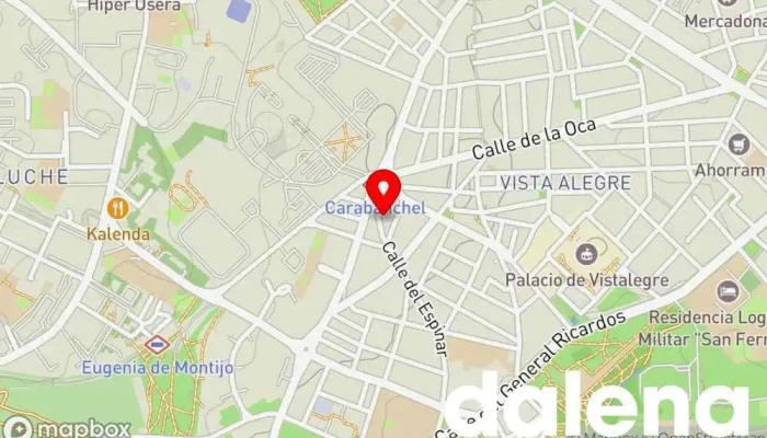 mapa de Alimentación Latino Tienda de alimentación en Madrid