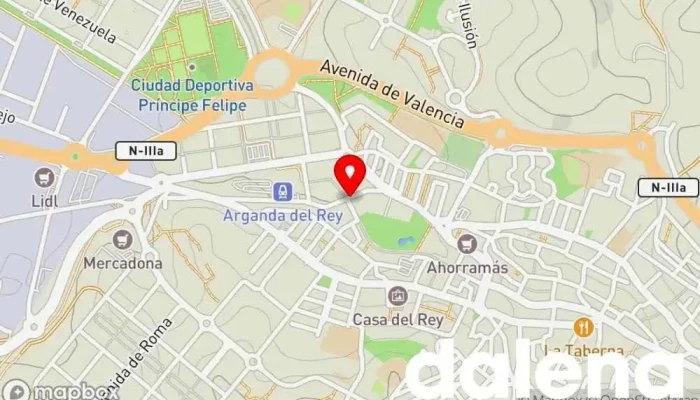 mapa de Alimentacion Supermercado en Arganda del Rey