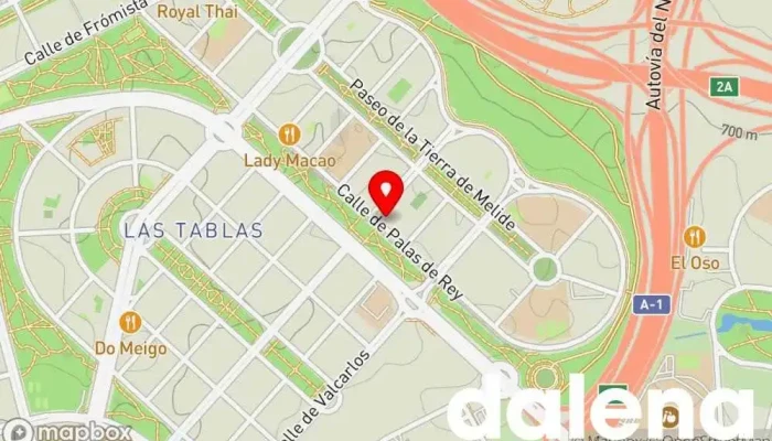 mapa de Alimentacion Tienda de alimentación en Madrid